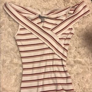 Charlotte Russe Off The Shoulder Bodysuit